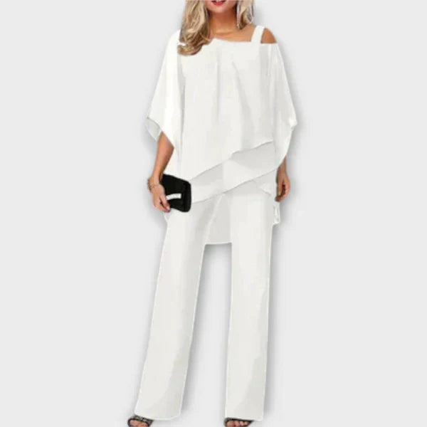 Chiffonový večerní set