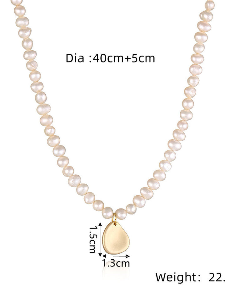 Náhrdelník s velkými perlami ve tvaru hvězdy